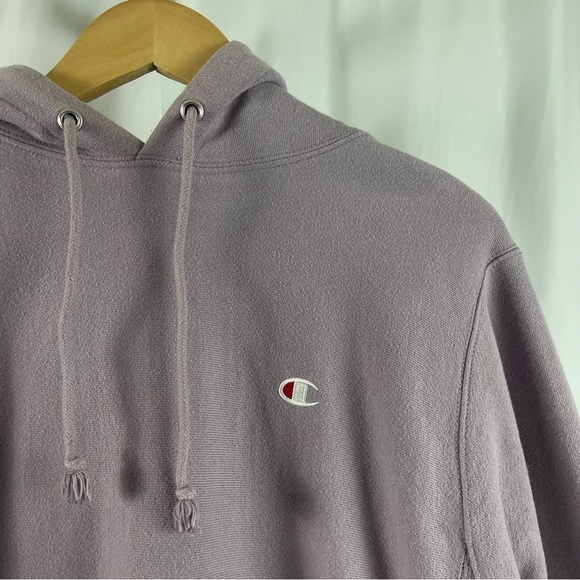 Champion Reverse Weave Small Solid Hoodie Sweatshirt Casual Streetwear Logo - Picture 6 of 6